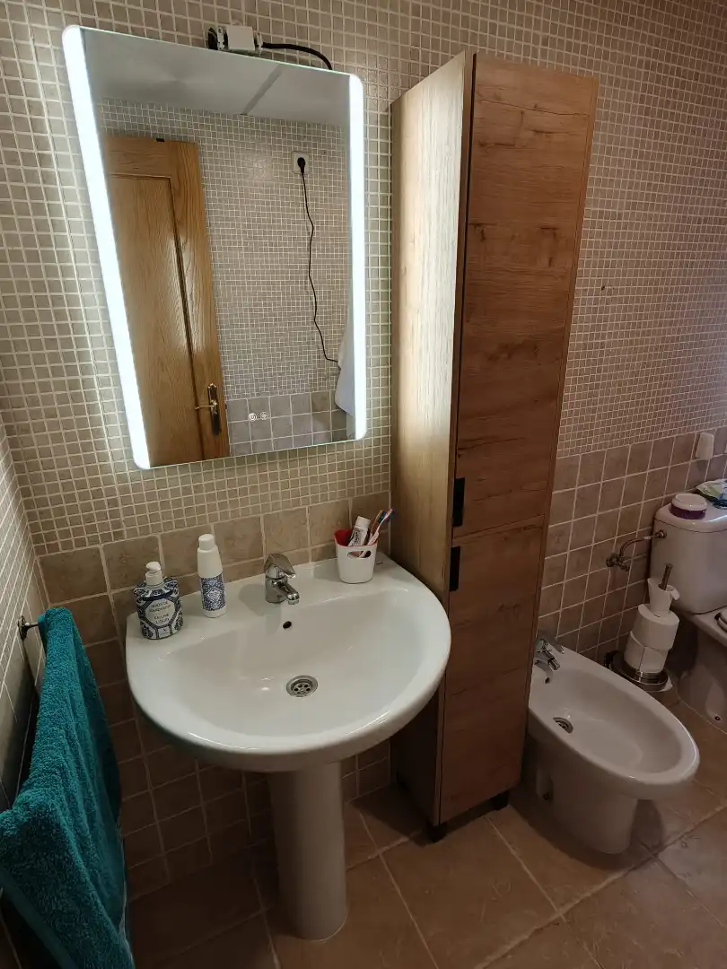Baño de Casa o chalet en venta en Novés con Aire acondicionado, Calefacción y Jardín privado
