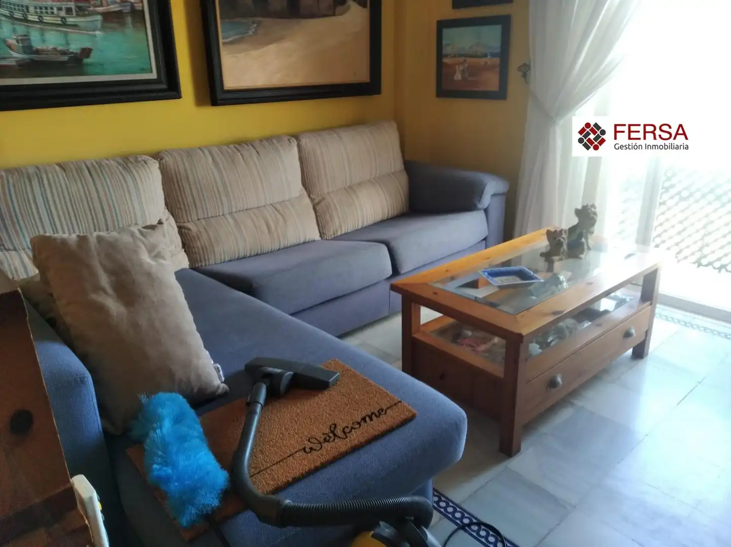 Wohnzimmer von Wohnung zum Verkauf in El Puerto de Santa María mit Klimaanlage und Heizung