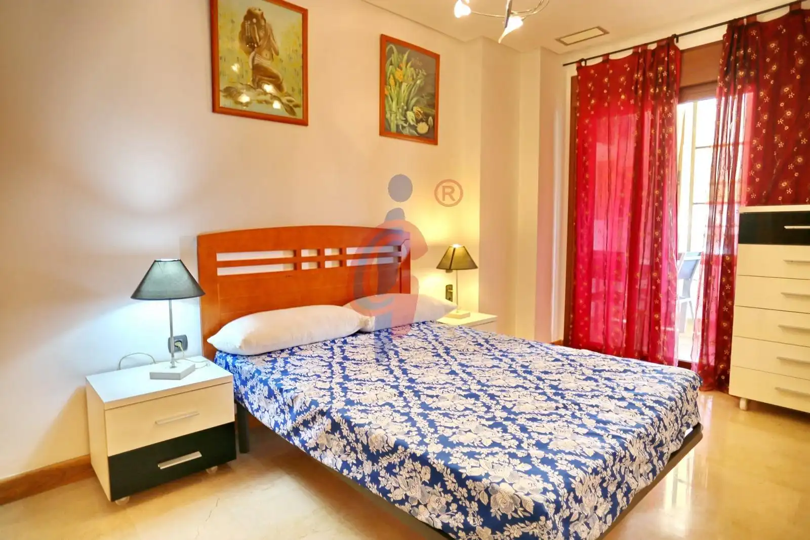 Schlafzimmer von Wohnungen zur Miete in Guardamar del Segura mit Terrasse, Möbliert und Gemeinschaftspool