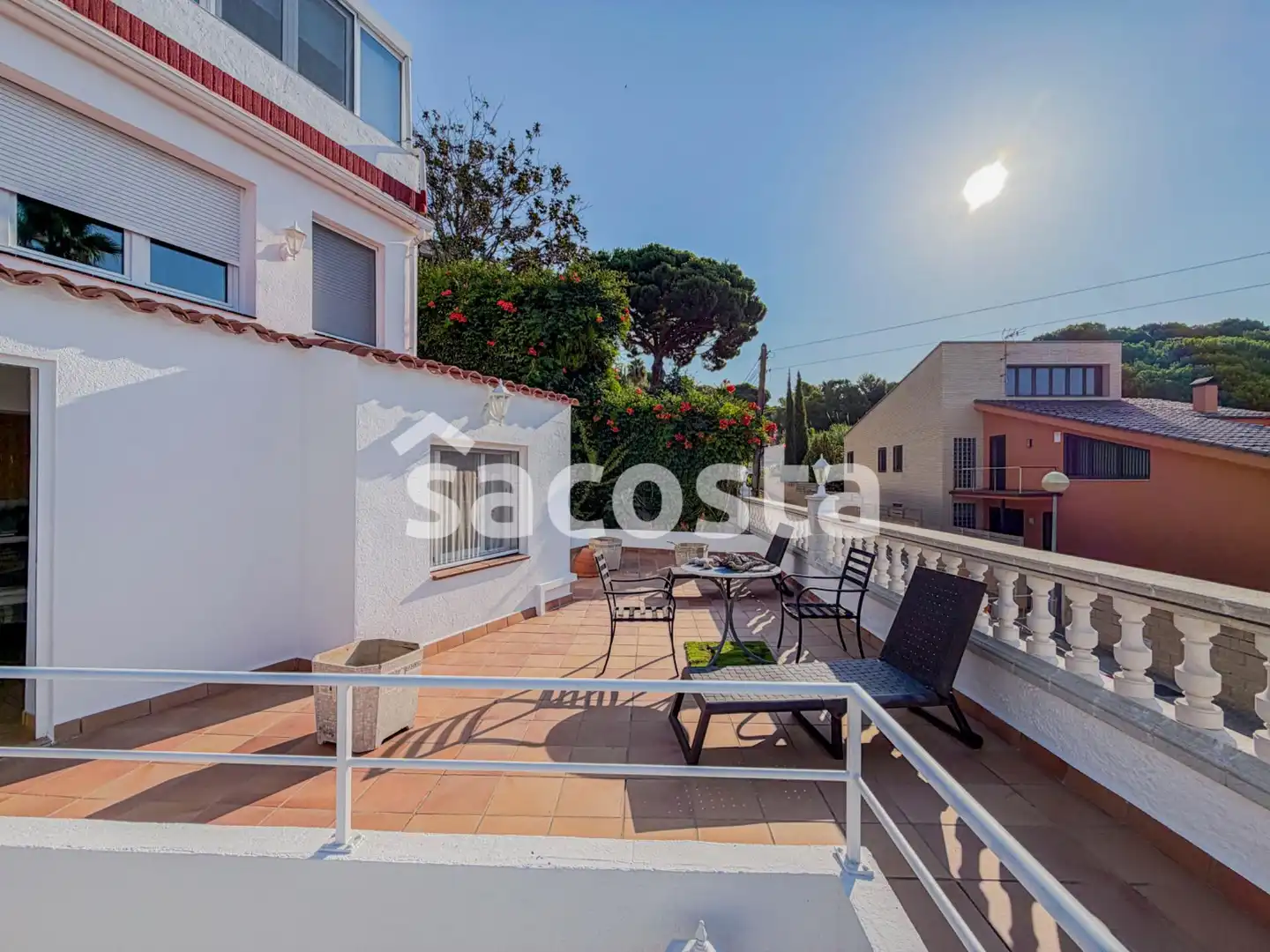 Terrasse von Haus oder Chalet zum Verkauf in Lloret de Mar mit Klimaanlage, Heizung und Terrasse