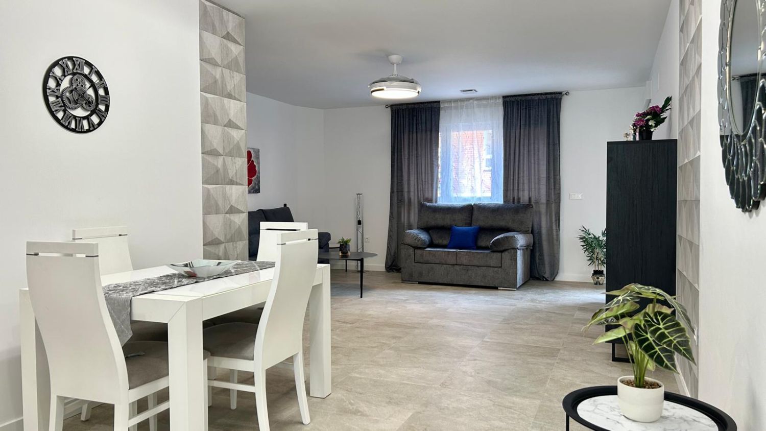 Sala d'estar de Pis de lloguer en  Albacete Capital amb Aire condicionat, Calefacció i Terrassa