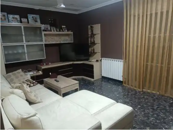 Living room of Flat for sale in Albacete  with Heating, Private garden and Swimming Pool