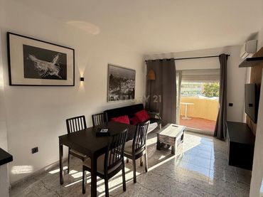 Mini appartamento con balcone in affitto a Benalmádena