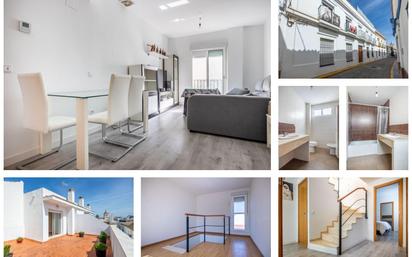 Exterior view of Duplex for sale in Sanlúcar la Mayor  with Air Conditioner, Terrace and Balcony