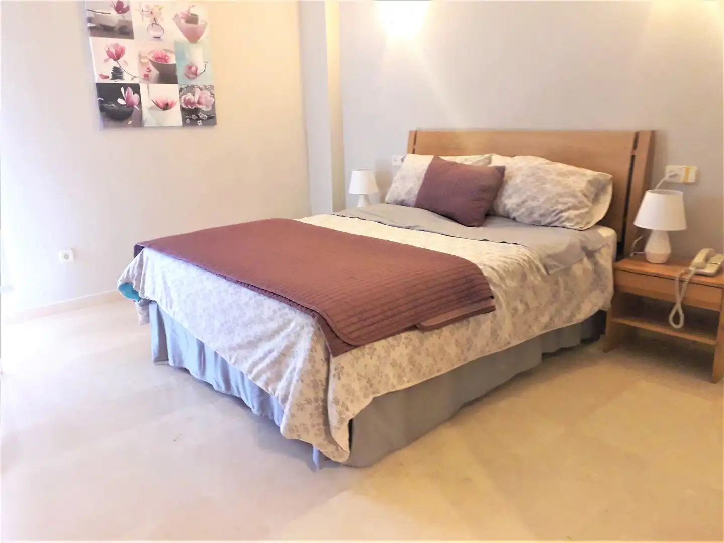 Schlafzimmer von Wohnung zum Verkauf in Estepona mit Klimaanlage, Privatgarten und Terrasse
