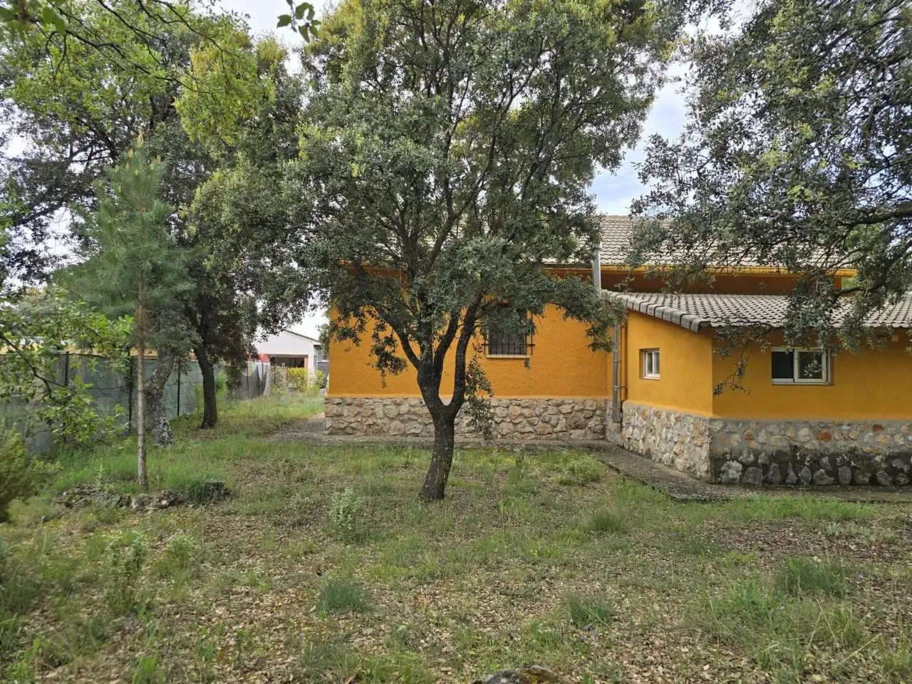 Vista exterior de Casa o chalet en venta en Pioz con Calefacción, Jardín privado y Terraza