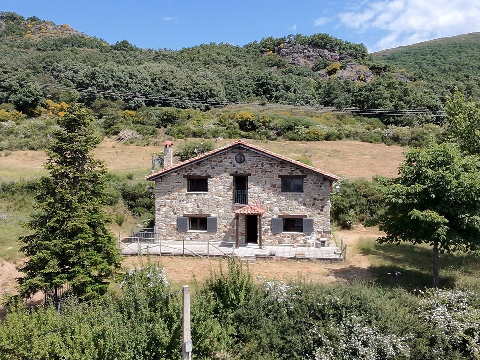 Vista exterior de Casa o xalet en venda en Polentinos amb Calefacció, Jardí privat i Moblat