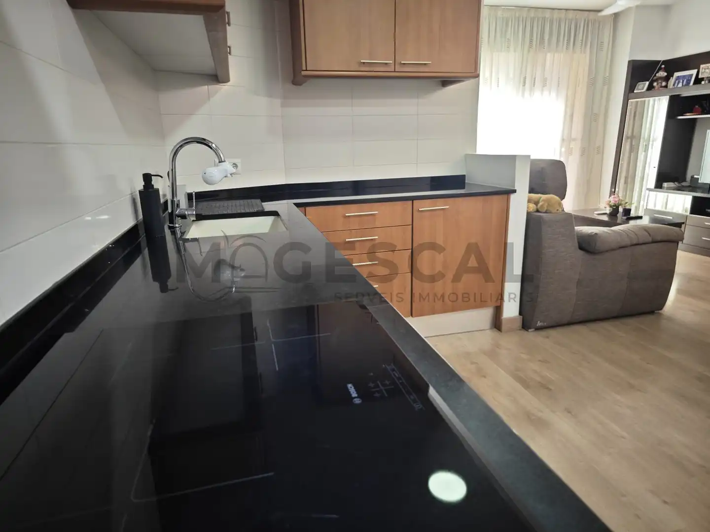Kitchen of Flat for sale in Montcada i Reixac  with Air Conditioner, Heating and Furnished