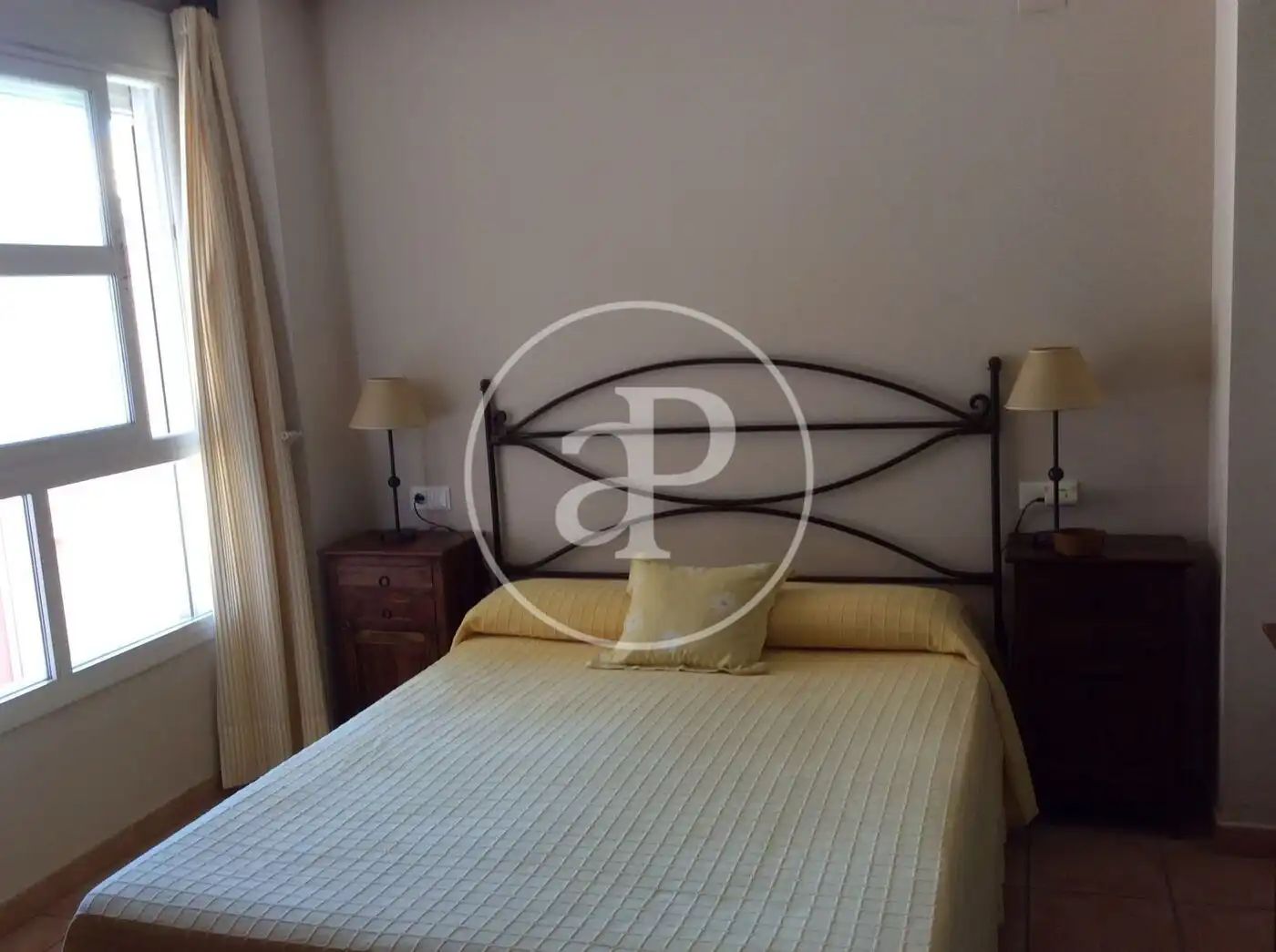 Schlafzimmer von Wohnung zur Miete in Jávea / Xàbia mit Klimaanlage, Heizung und Privatgarten