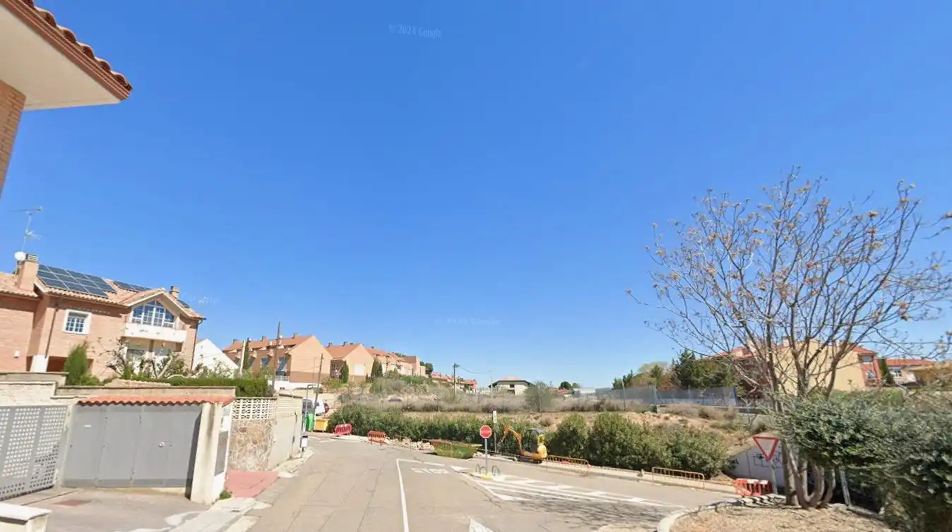 Vista exterior de Casa adosada en venta en María de Huerva con Terraza