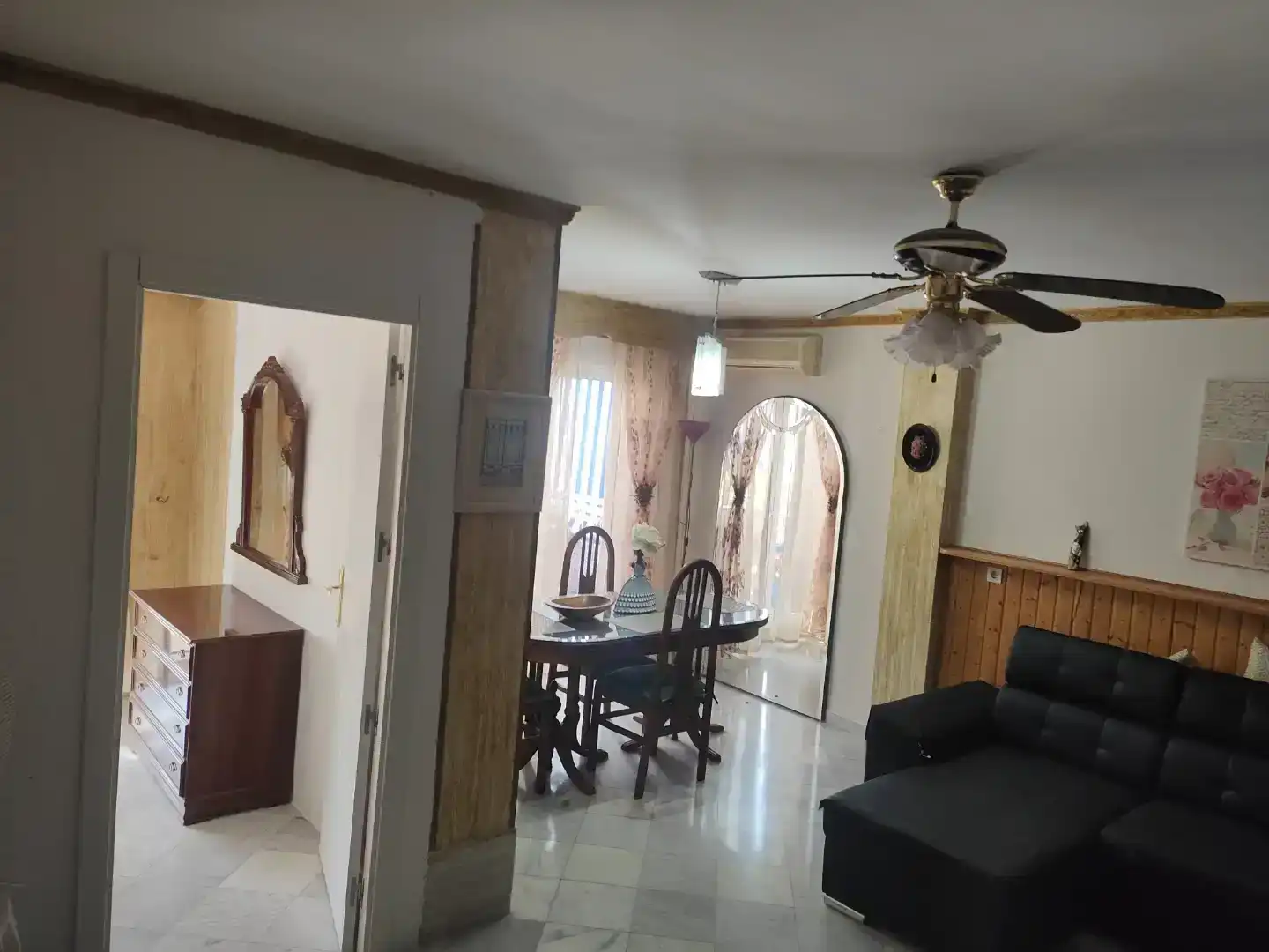 Esszimmer von Wohnung zur Miete in Cenes de la Vega mit Klimaanlage und Balkon