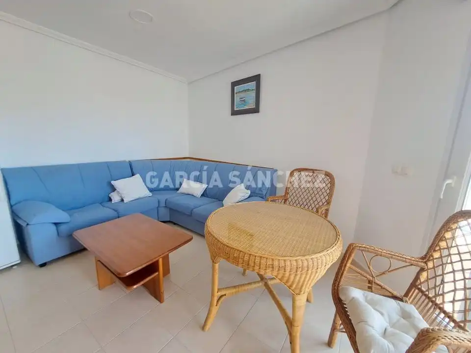 Living room of Flat for sale in Boiro  with Terrace and Furnished