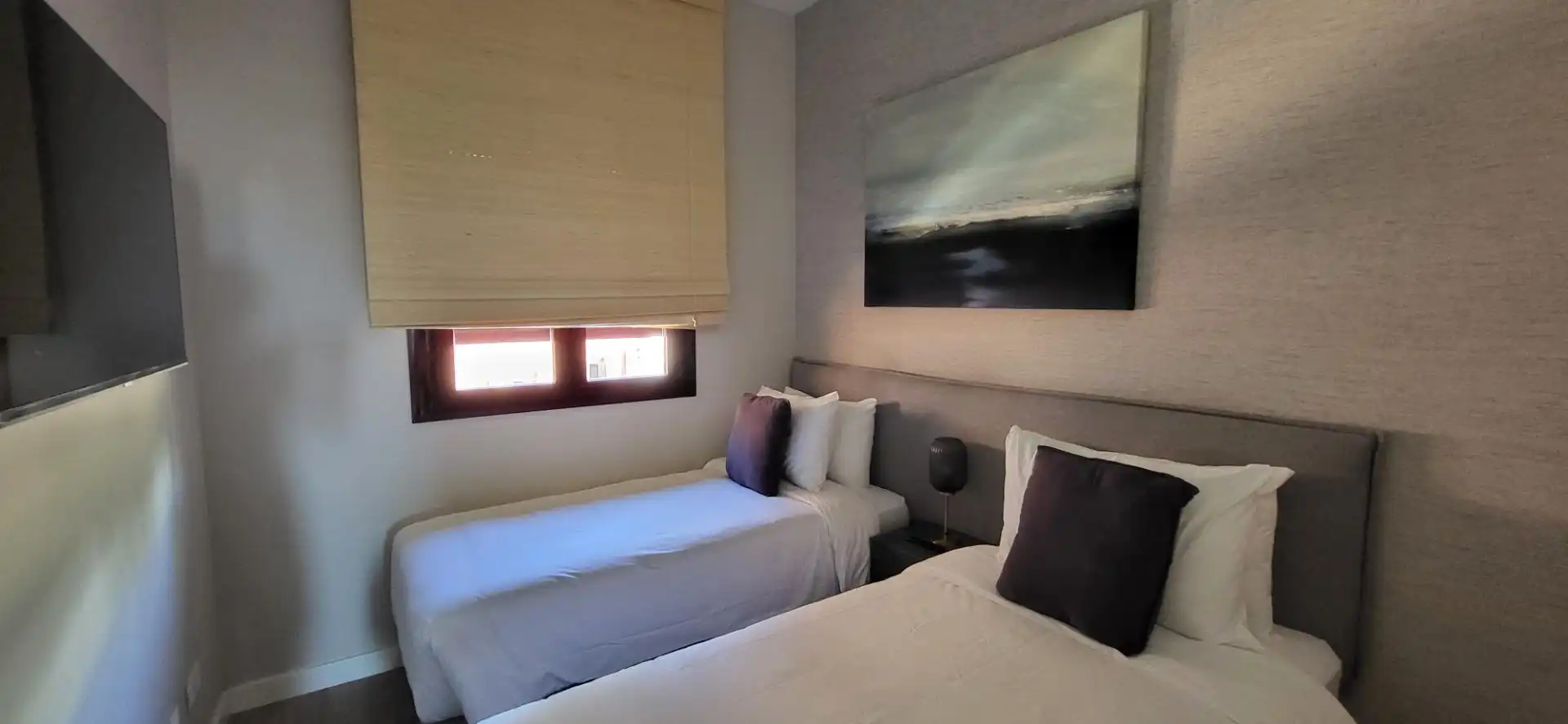 Dormitori de Apartament en venda en Benahavís amb Aire condicionat, Calefacció i Jardí privat