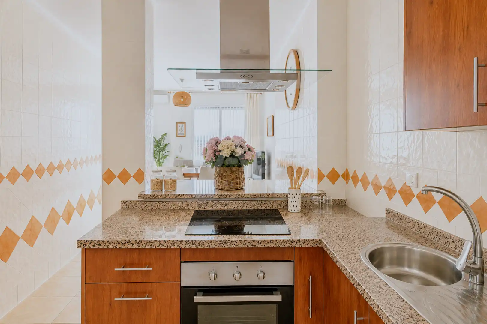 Kitchen of Flat for rent in Marbella  with Terrace and Swimming Pool