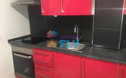 Kitchen of Flat for sale in Ourense Capital   with Heating, Furnished and Balcony