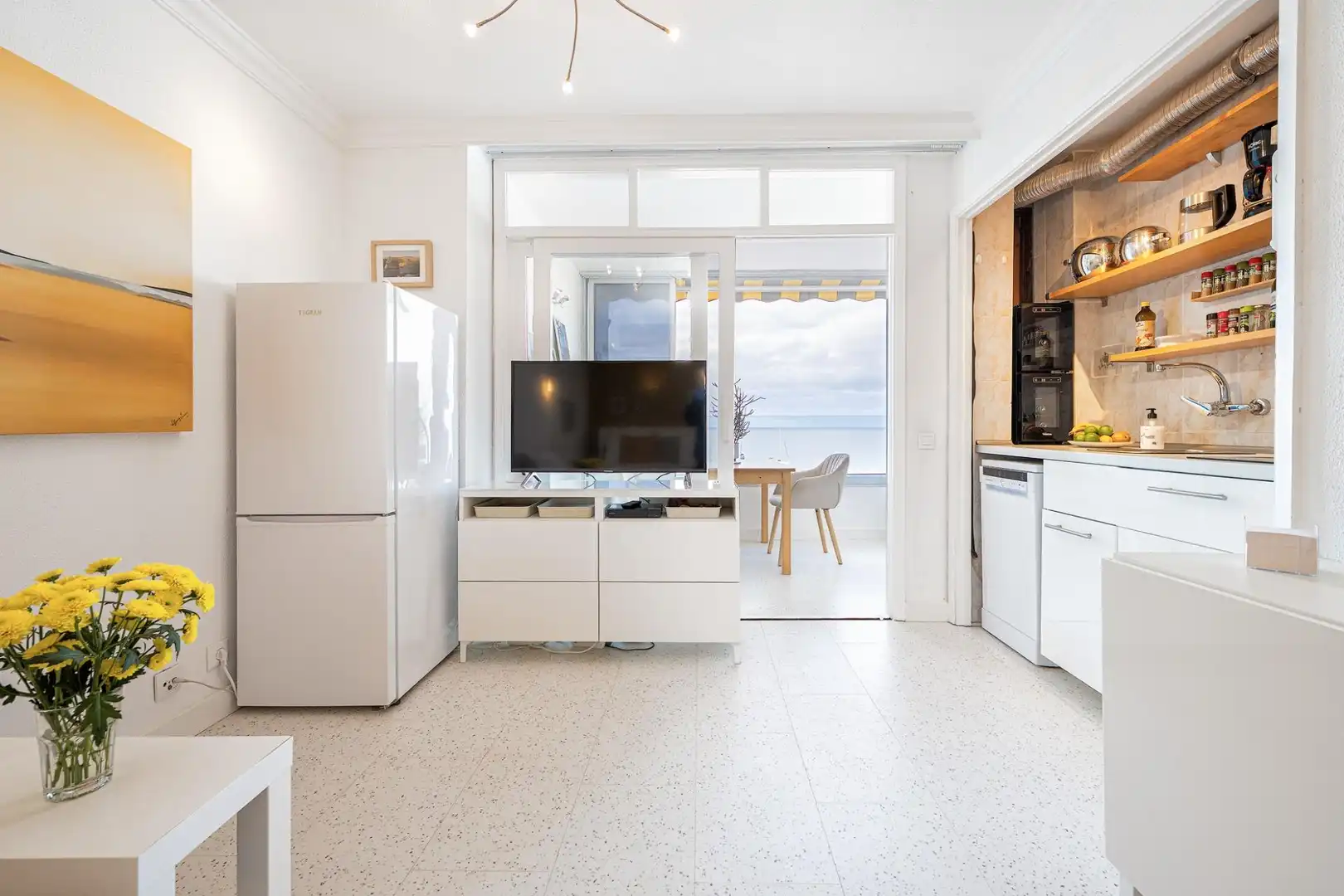 Cuina de Apartament en venda en Mogán amb Aire condicionat, Terrassa i Balcó