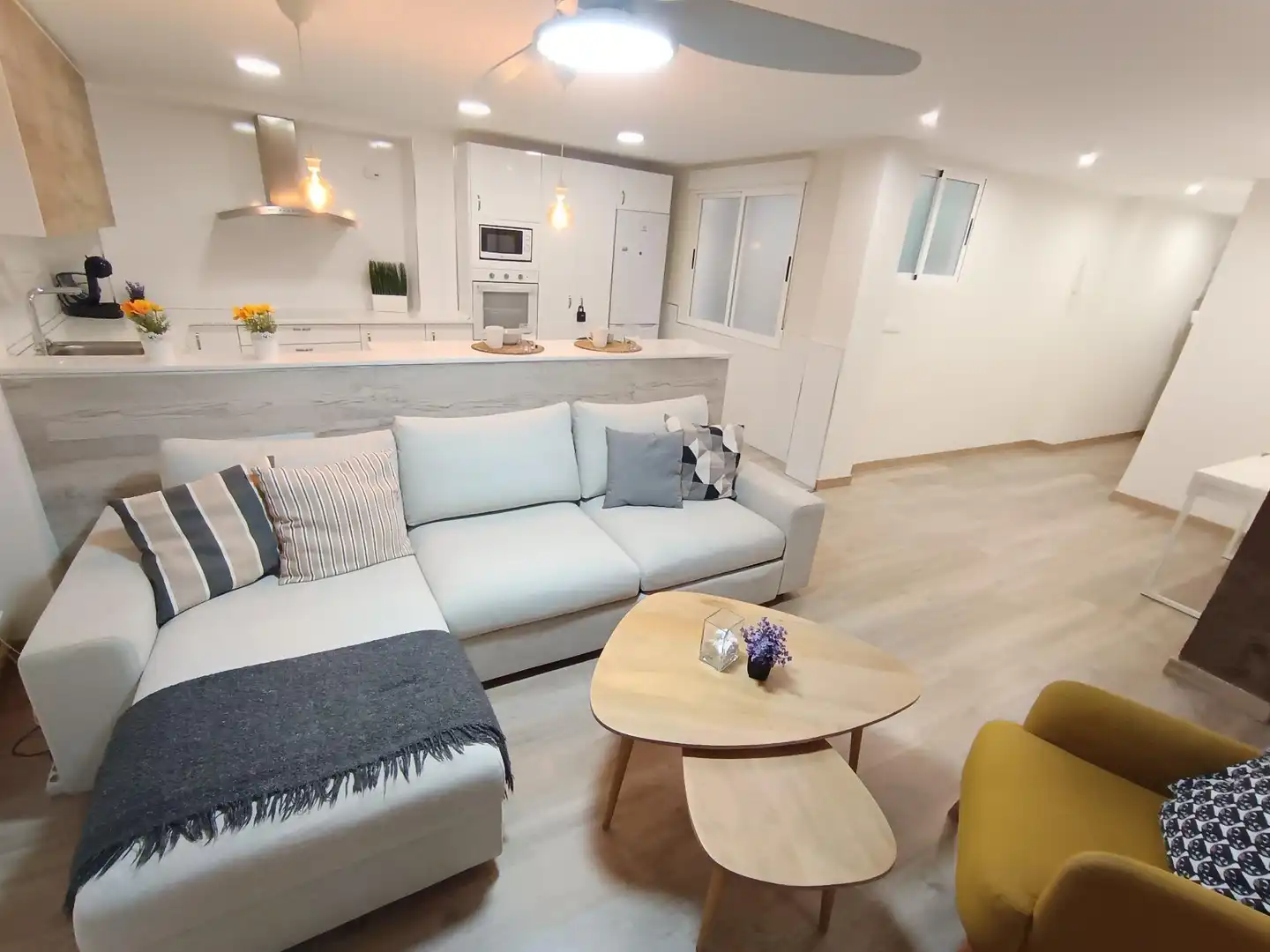 Sala de estar de Piso en venta en Murcia con Aire acondicionado, Calefacción y Amueblado