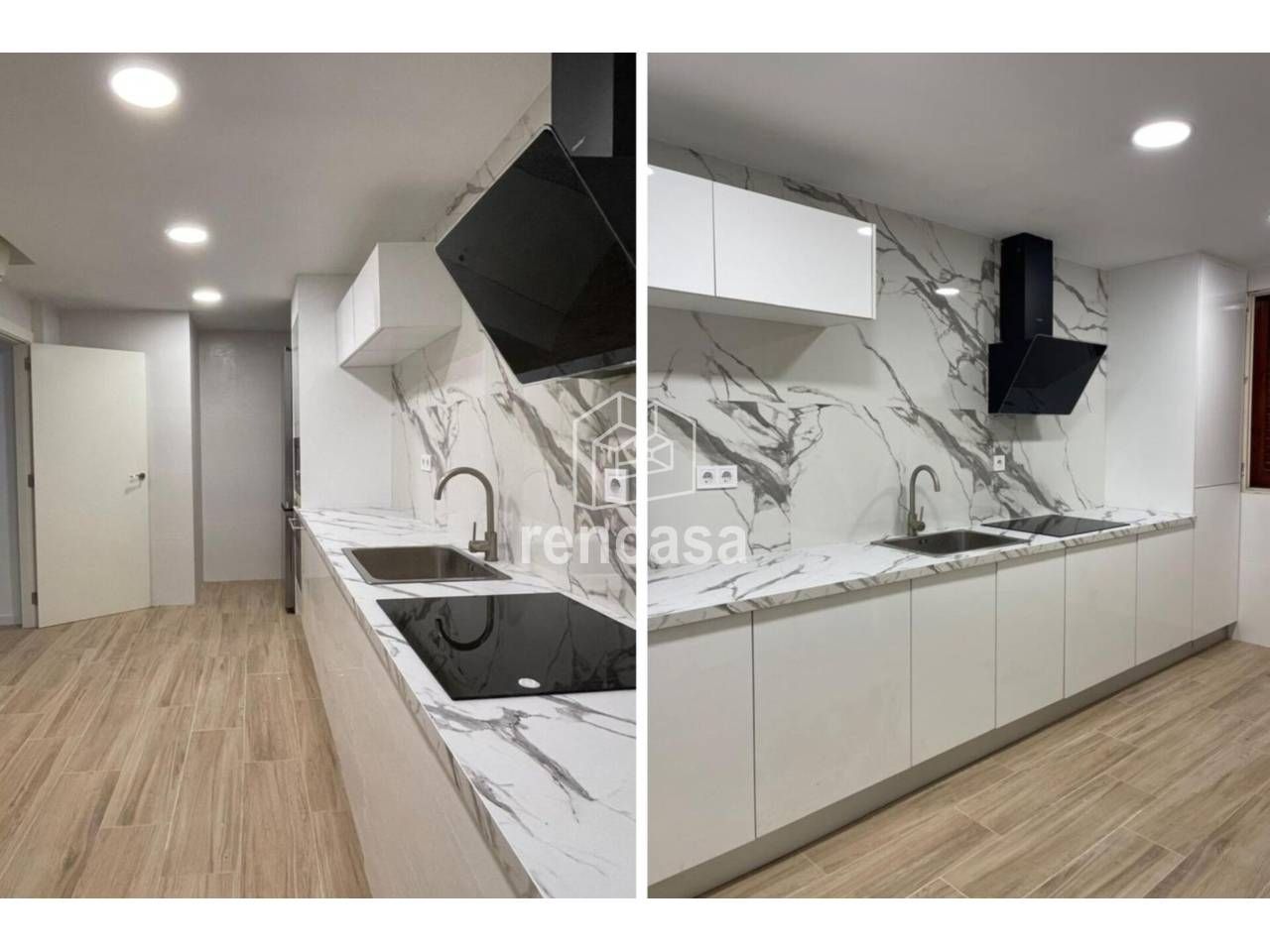 Kitchen of Flat for sale in  Lleida Capital  with Heating, Parquet flooring and Balcony