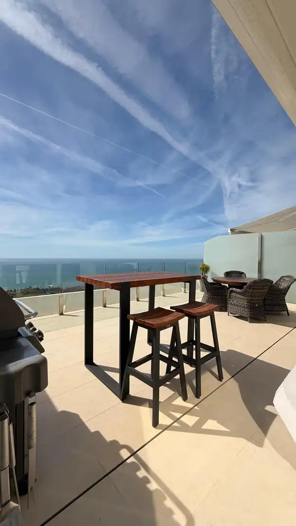 Terrasse von Dachboden zum Verkauf in Benalmádena mit Klimaanlage, Terrasse und Abstellraum