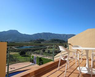 Terrasse von Wohnungen zum verkauf in Alcalalí mit Schwimmbad