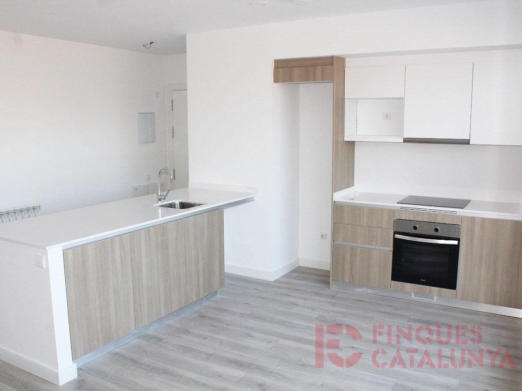 Kitchen of Flat for sale in Girona Capital  with Air Conditioner and Terrace