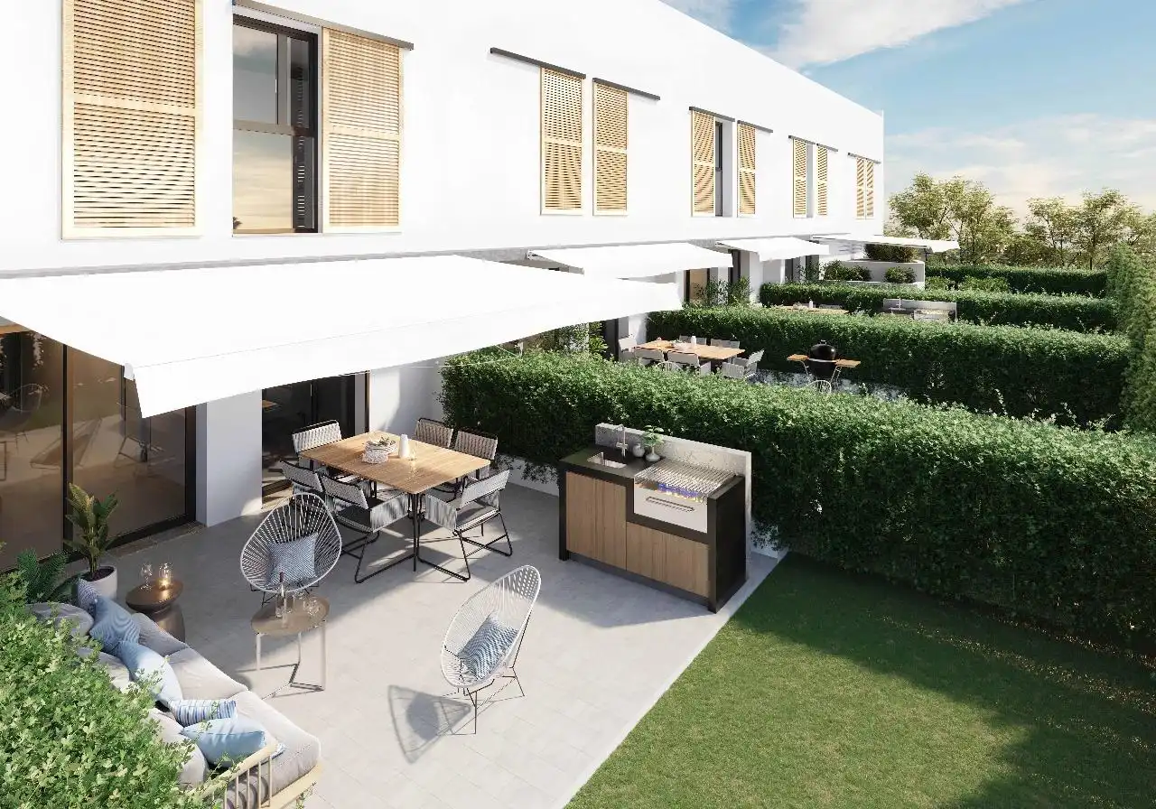 Terraza de Planta baja en venta en  Palma de Mallorca con Jardín privado, Trastero y Piscina comunitaria