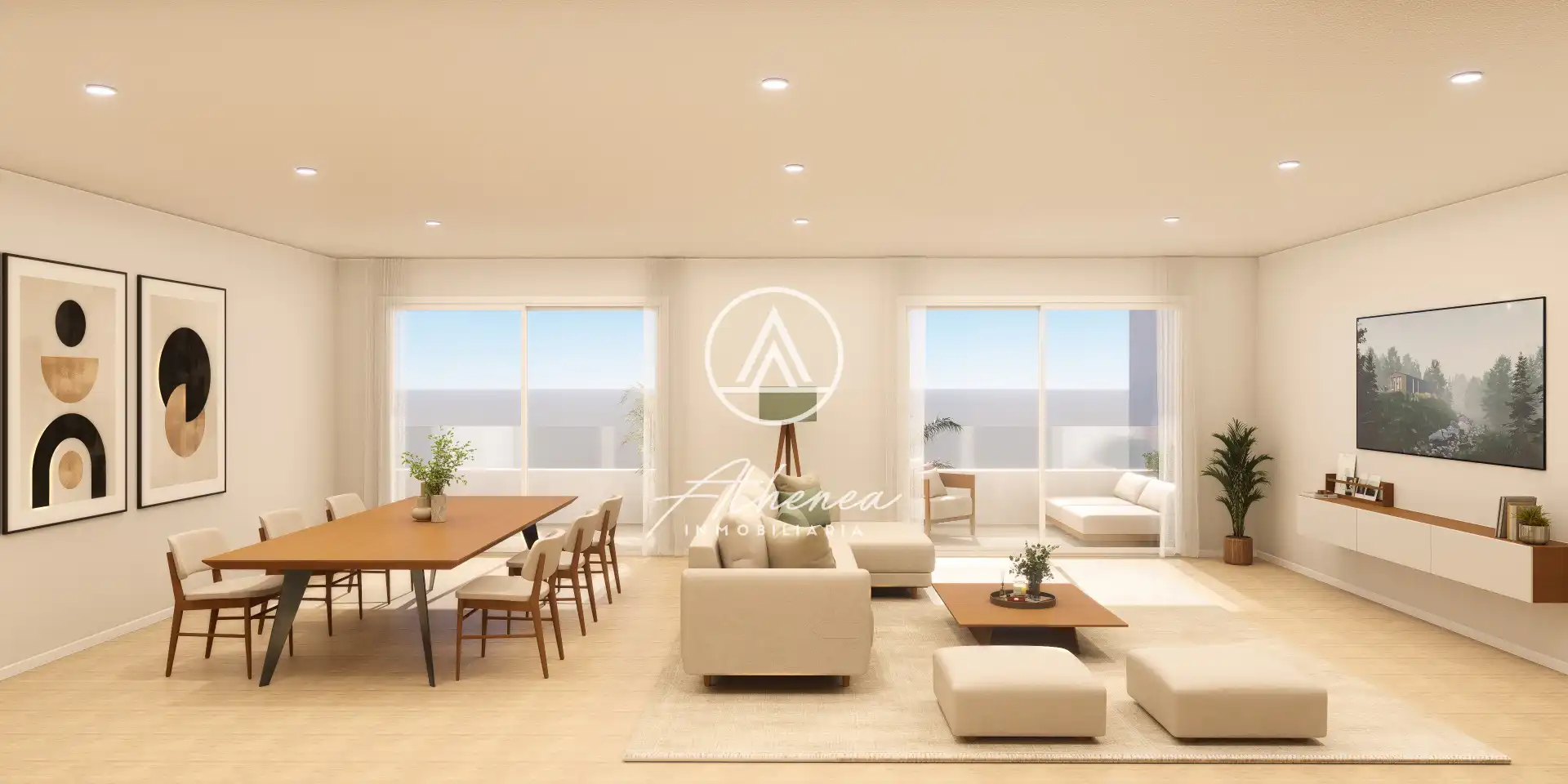 Sala de estar de Piso en venta en Roquetas de Mar