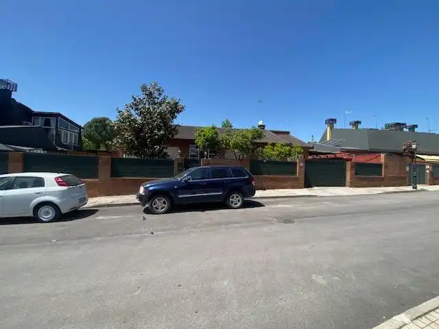 Vista exterior de Casa o chalet en venta en Villamantilla con Jardín privado y Piscina