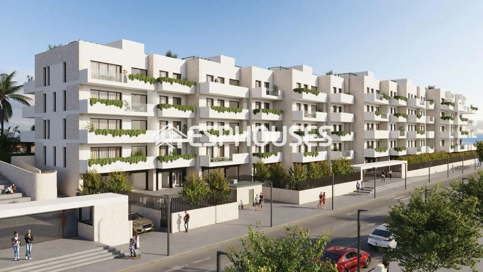 Vista exterior de Àtic en venda en La Nucia amb Aire condicionat, Terrassa i Balcó