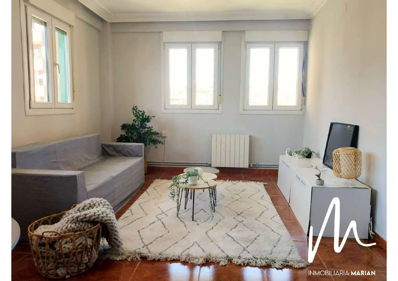 Wohnzimmer von Wohnung zum Verkauf in Bilbao  mit Heizung und Terrasse