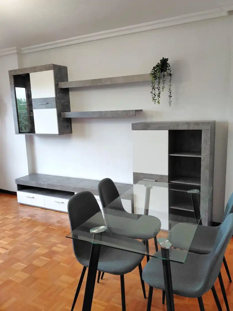 Sala de estar de Piso de alquiler en Oviedo  con Calefacción