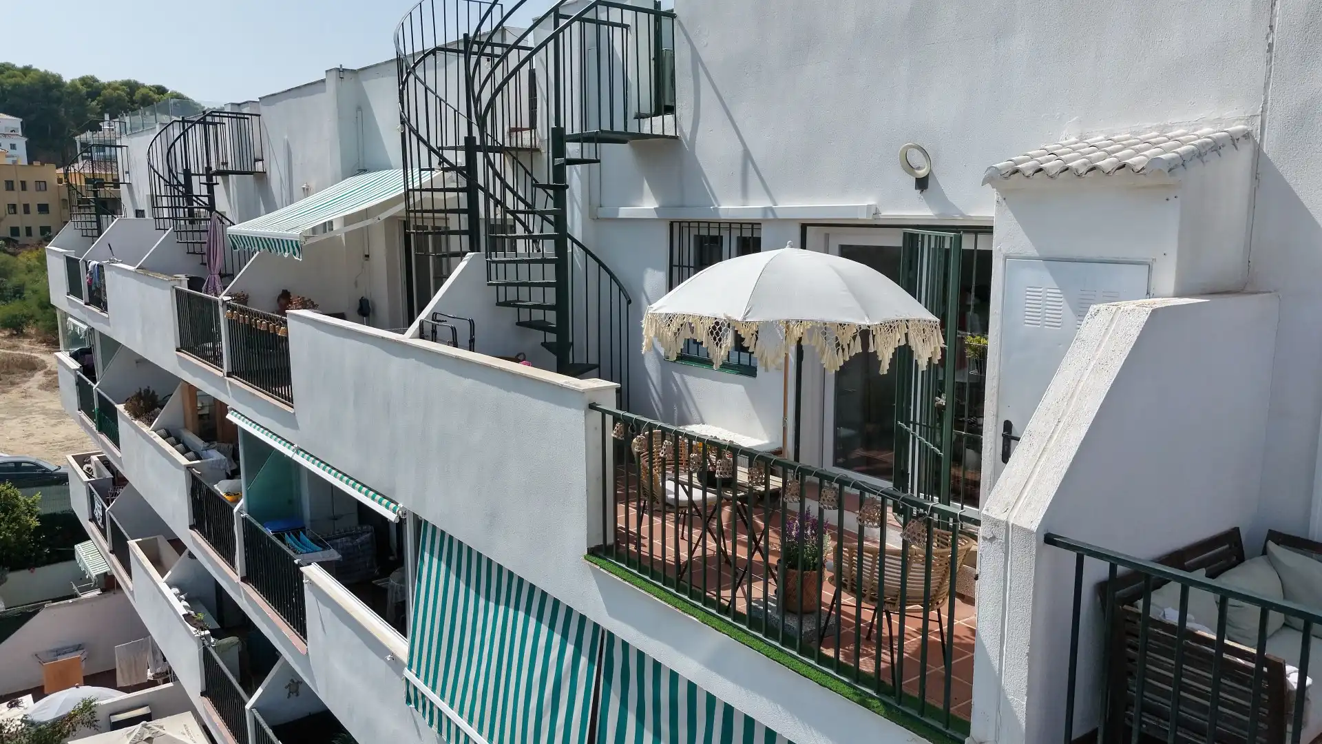 Terraza de Ático en venta en Mijas con Aire acondicionado, Terraza y Piscina