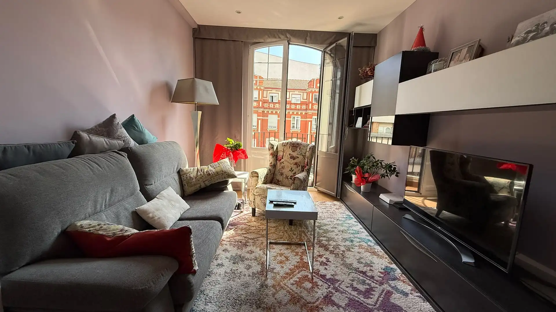 Sala de estar de Piso en venta en Bilbao  con Calefacción y Balcón