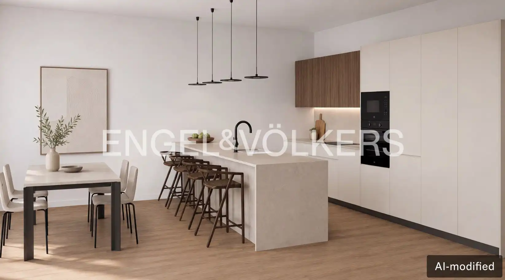 Kitchen of Flat for sale in Santander  with Heating and Balcony