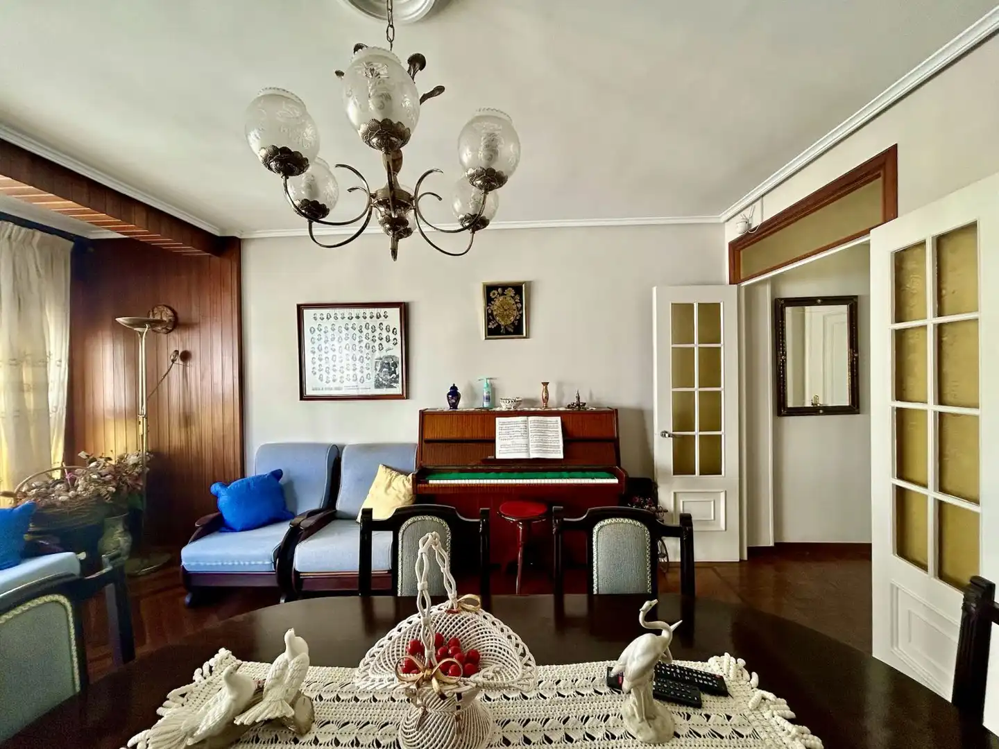 Living room of Flat for sale in Laredo  with Heating and Balcony