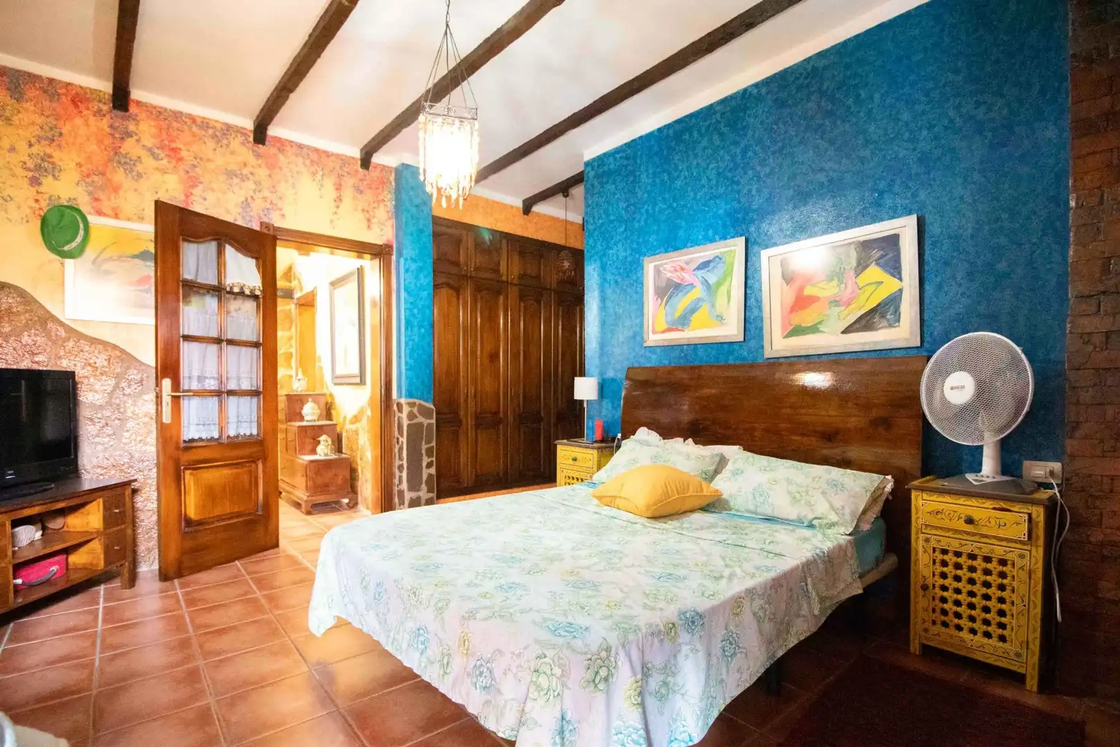 Dormitori de Casa o xalet en venda en Icod de los Vinos amb Jardí privat, Terrassa i Traster