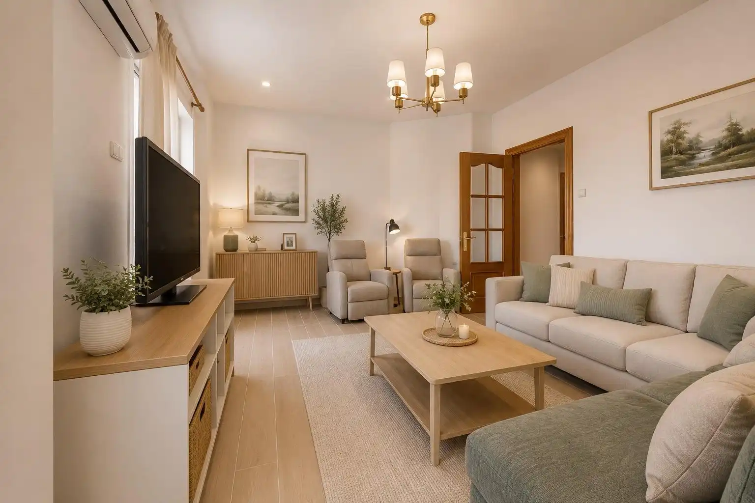 Living room of Attic for sale in Granada  with Air Conditioner, Terrace and Balcony