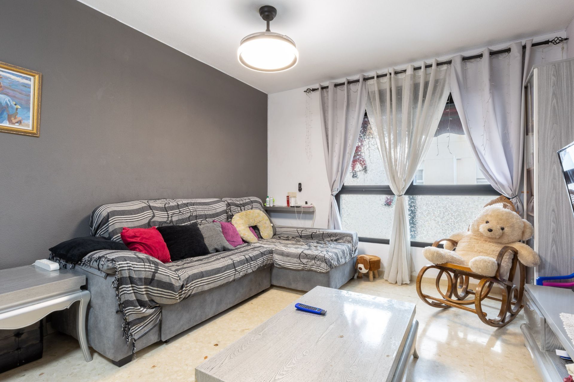 Sala de estar de Piso en venta en Montserrat con Terraza y Trastero