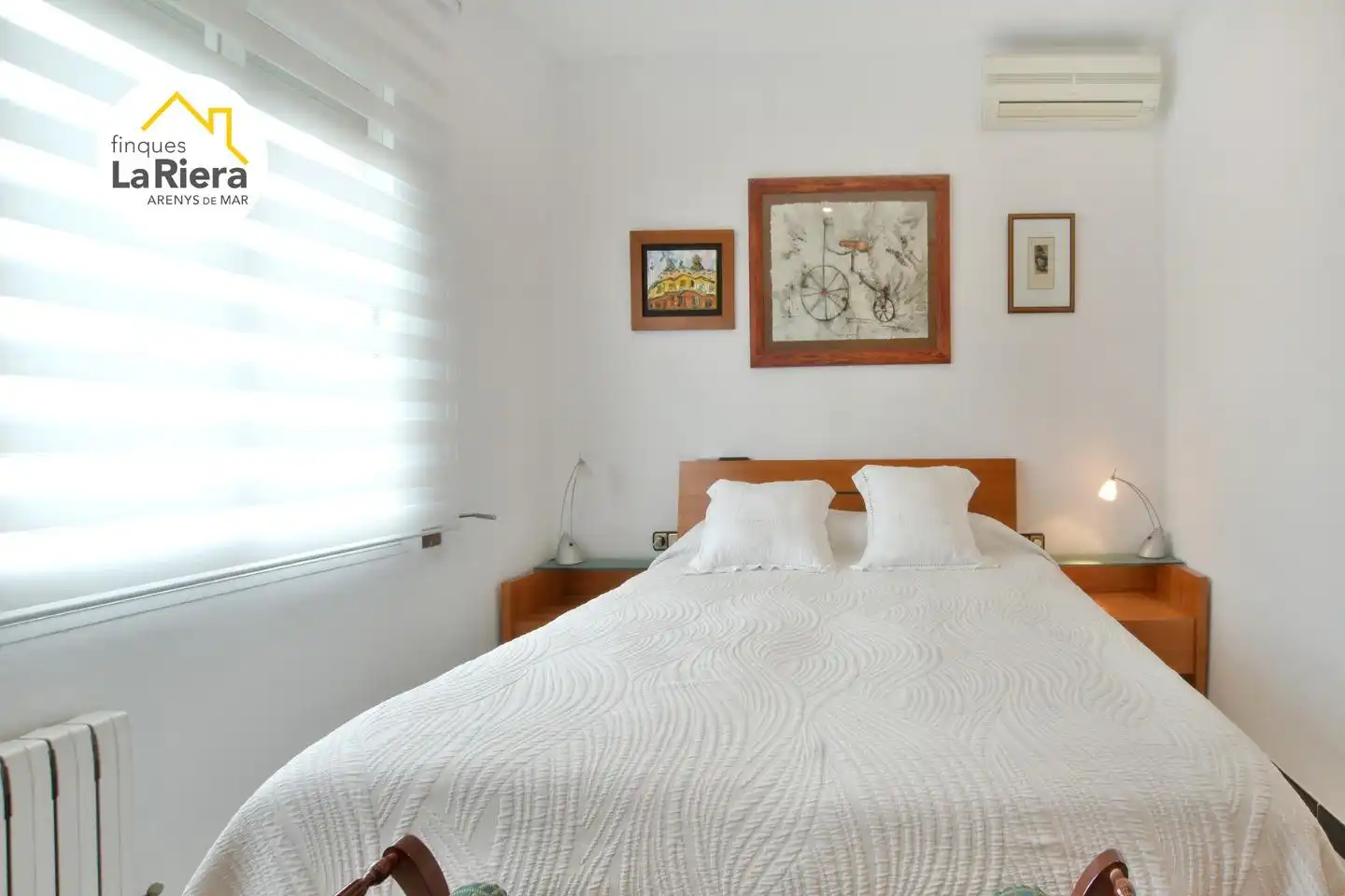 Schlafzimmer von Haus oder Chalet zum Verkauf in Arenys de Munt mit Klimaanlage, Heizung und Privatgarten