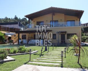 Exterior view of House or chalet for sale in Sant Martí de Llémena  with Air Conditioner, Heating and Terrace