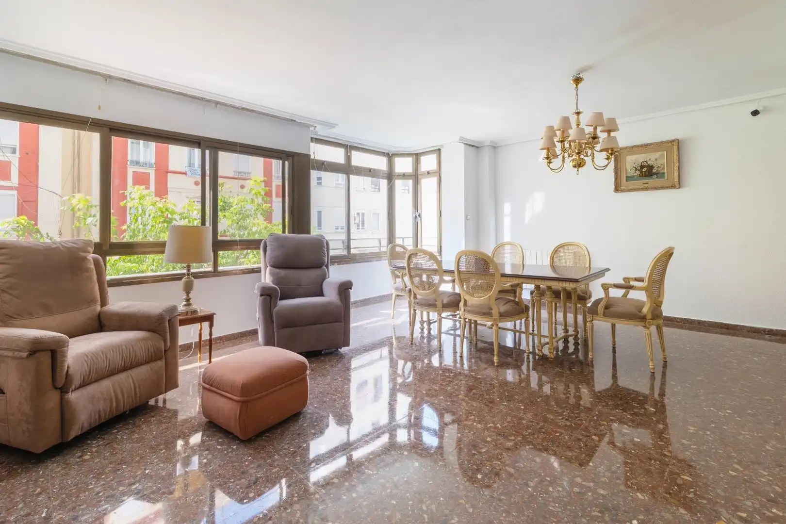 Wohnzimmer von Wohnung zum Verkauf in Valencia mit Klimaanlage