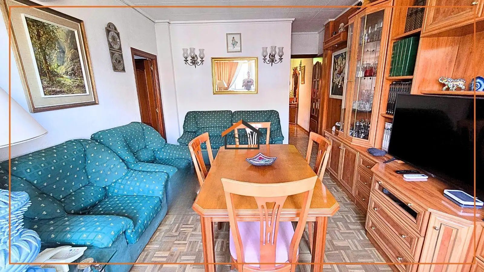 Esszimmer von Wohnung zum Verkauf in Madrid mit Klimaanlage, Heizung und Parkett
