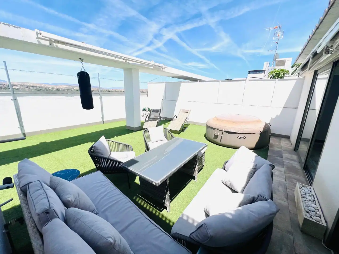 Terrace of Attic for sale in Elche / Elx  with Air Conditioner, Heating and Private garden