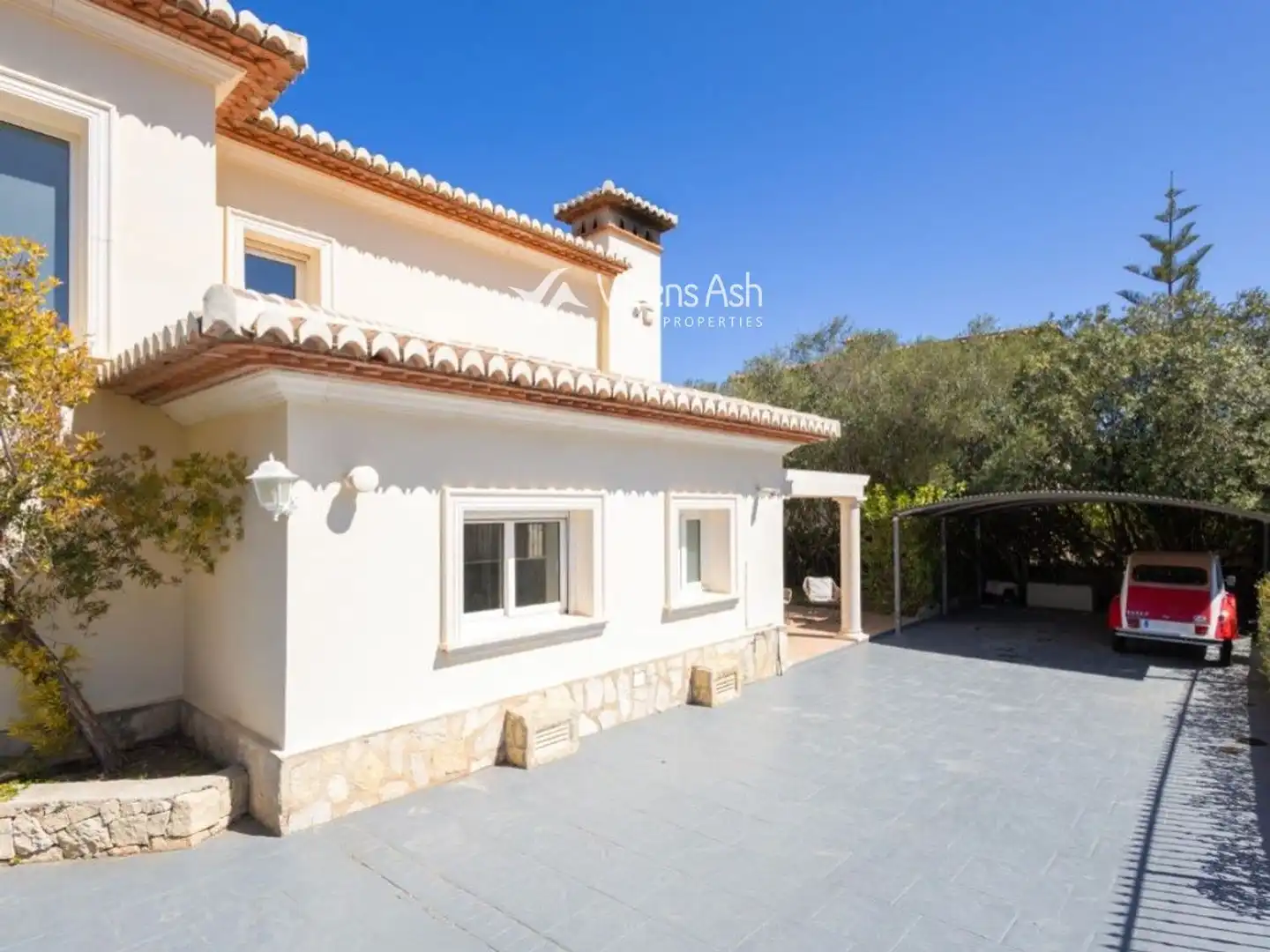 Exterior view of Houses for sale in Jávea / Xàbia  with Air Conditioner, Terrace and Swimming Pool