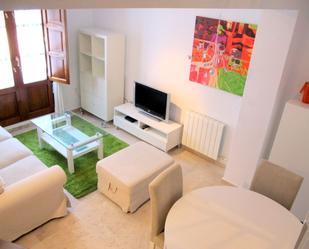 Sala d'estar de Dúplex de lloguer en  Granada Capital amb Aire condicionat i Terrassa