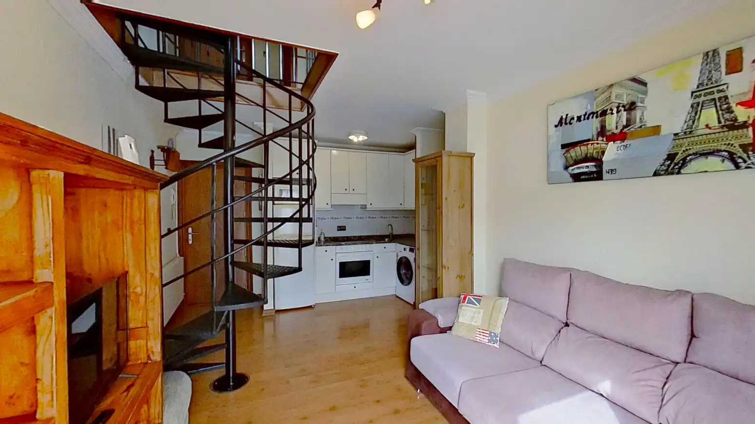 Living room of Flat for sale in Miengo  with Heating, Private garden and Parquet flooring