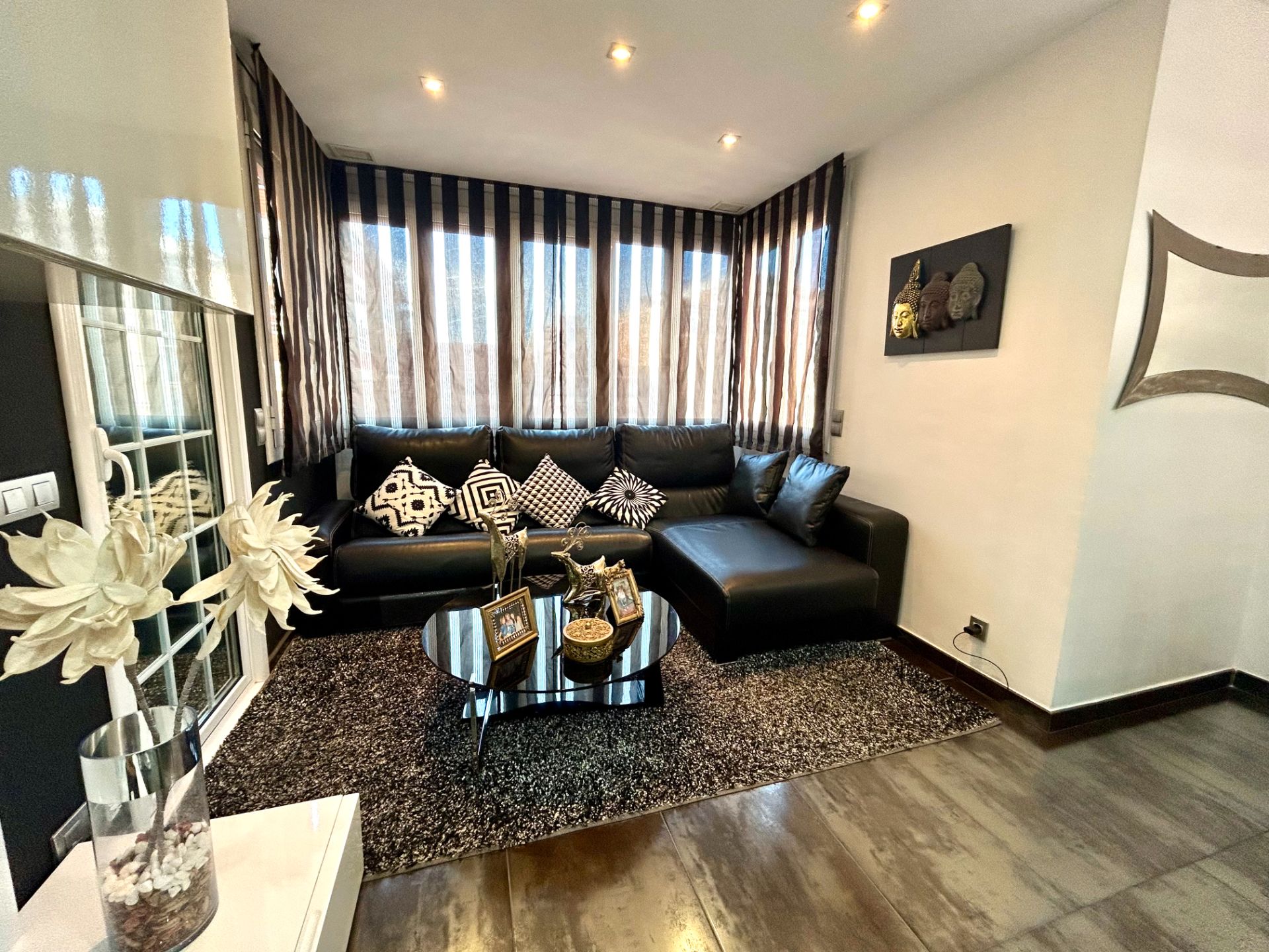 Sala de estar de Piso en venta en  Barcelona Capital con Aire acondicionado, Calefacción y Parquet