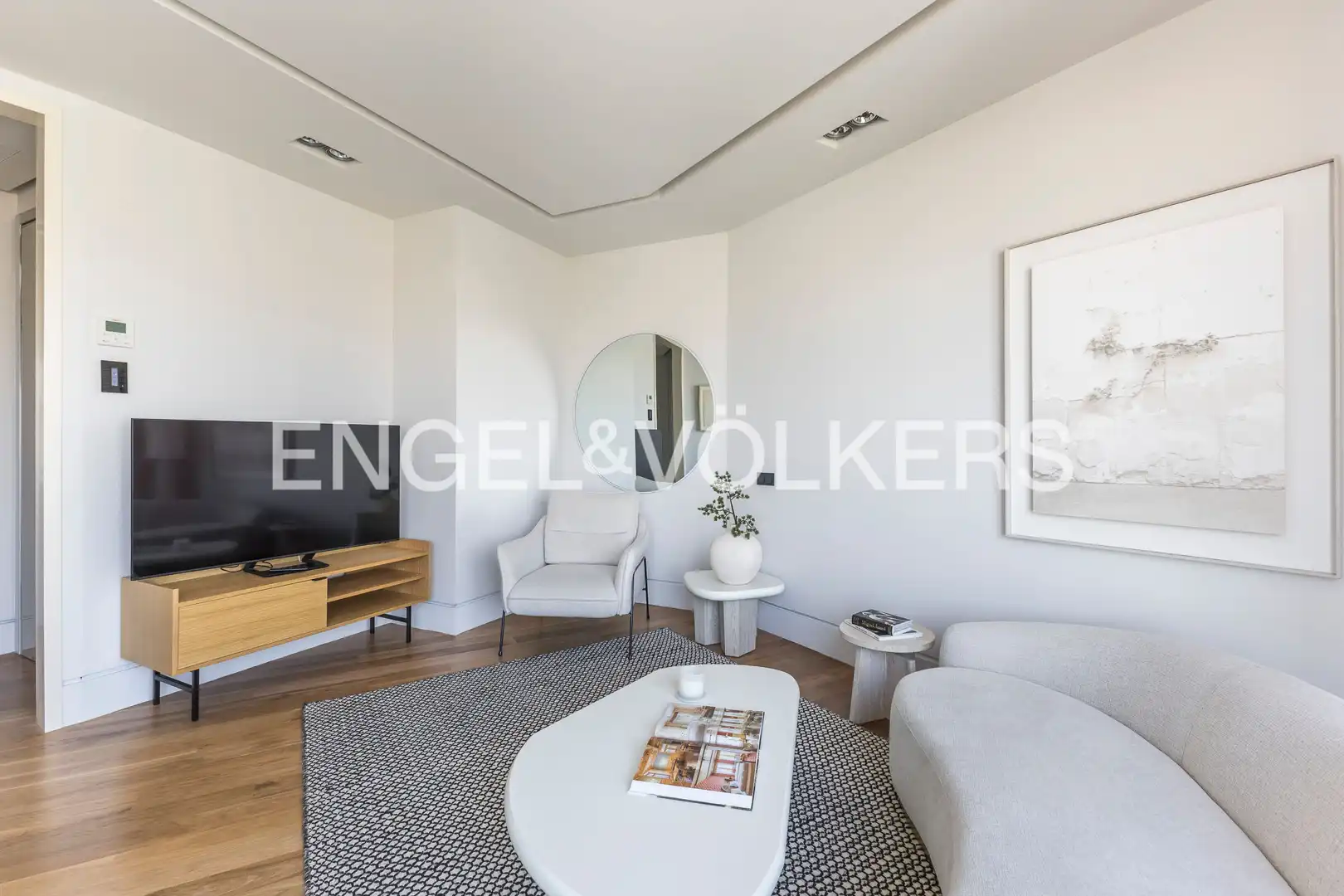 Sala d'estar de Pis de lloguer en Madrid amb Aire condicionat, Calefacció i Parquet