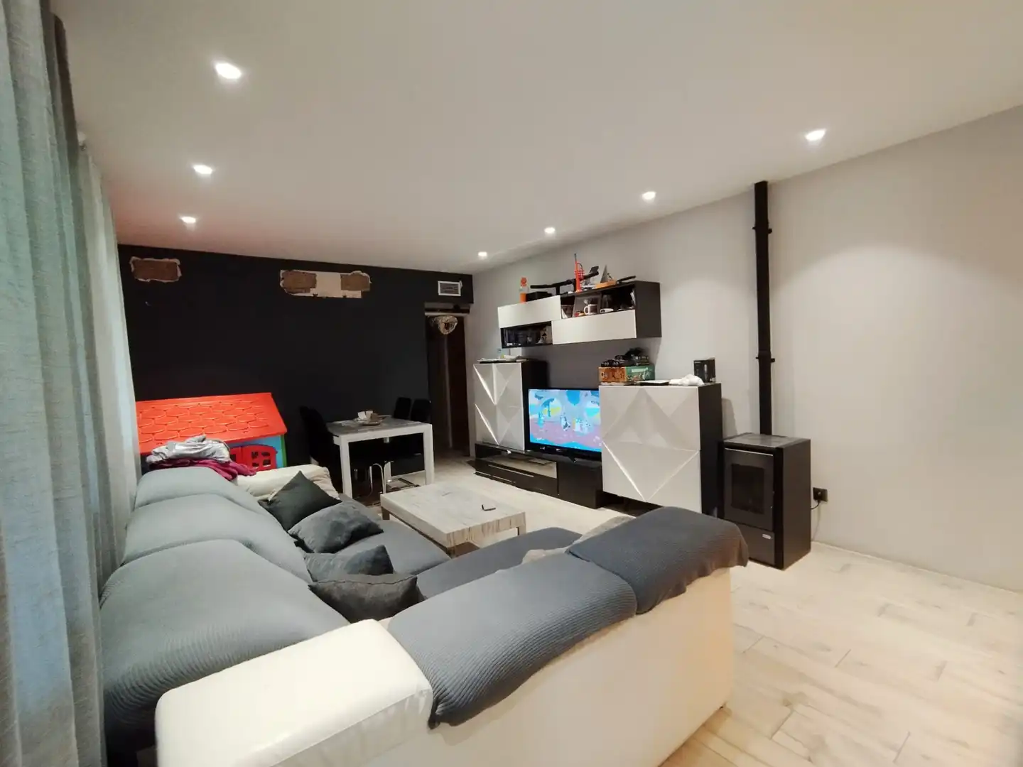 Wohnzimmer von Country house zum Verkauf in Tomelloso mit Schwimmbad und Möbliert