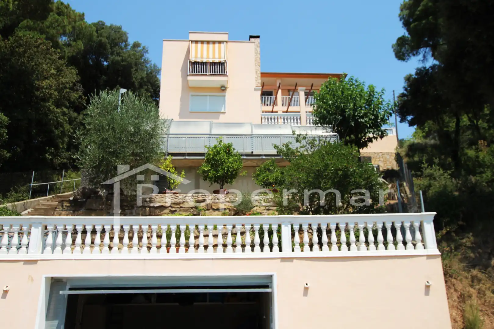 Vista exterior de Casa o chalet en venta en Sant Pere de Vilamajor con Calefacción, Jardín privado y Piscina